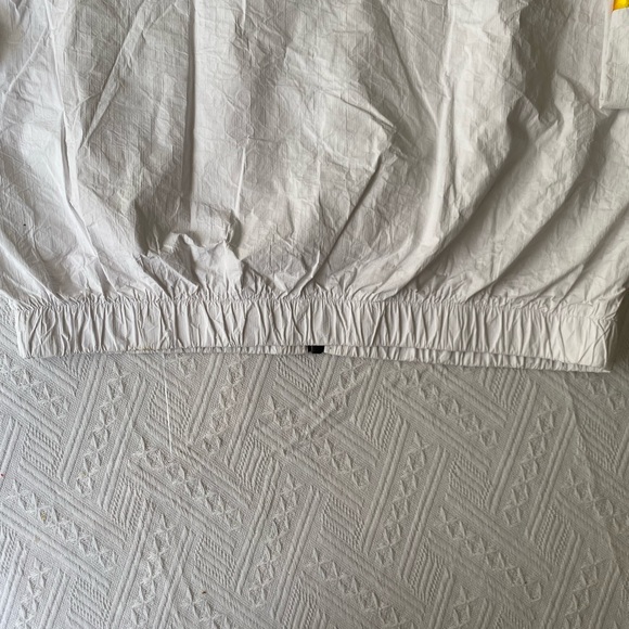 Forever 21- Exclusive Rainbow White Full Zip up crop Jacket. - Picture 5 of 11